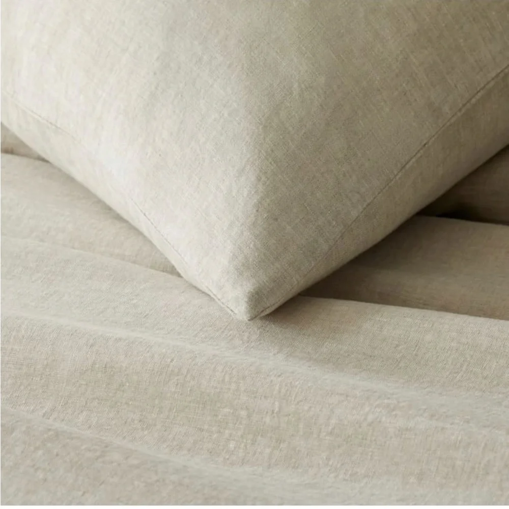 West Elm Cream Duvet Cover Set